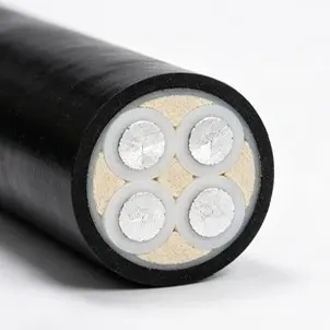 Brandsäker strömkabel av PVC i aluminium
