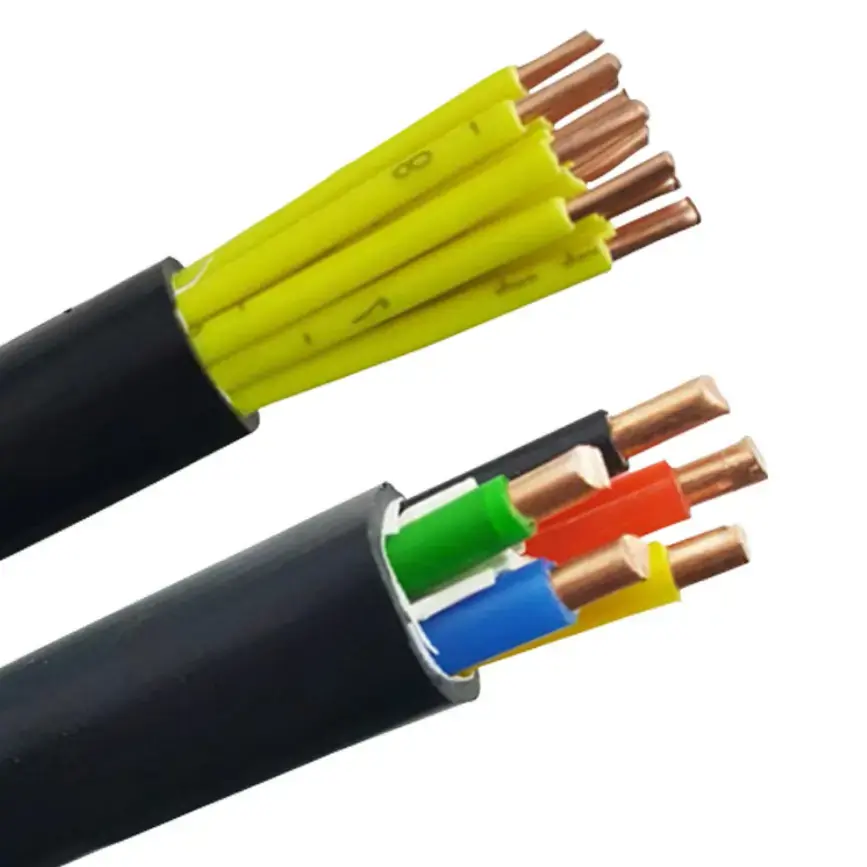 Koppar PVC flamskyddande kontrollkabel